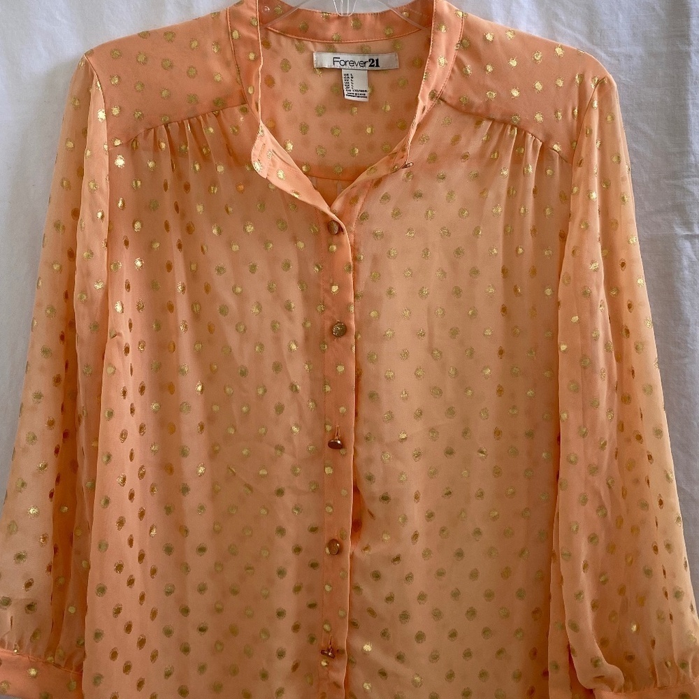 Sheer Blouse Size: Large - Picture 3 of 8